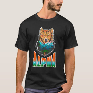 T-shirt ALPHA Cool Wolf stupéfiant Présence