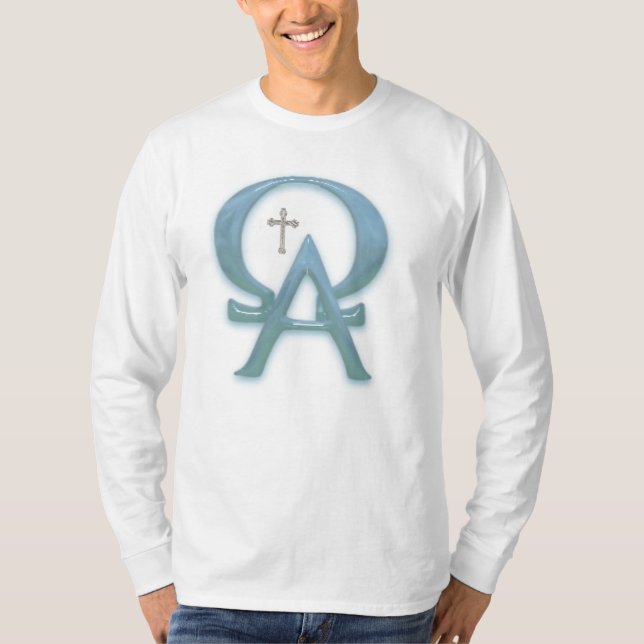 t-shirt alpha et omega (Devant)