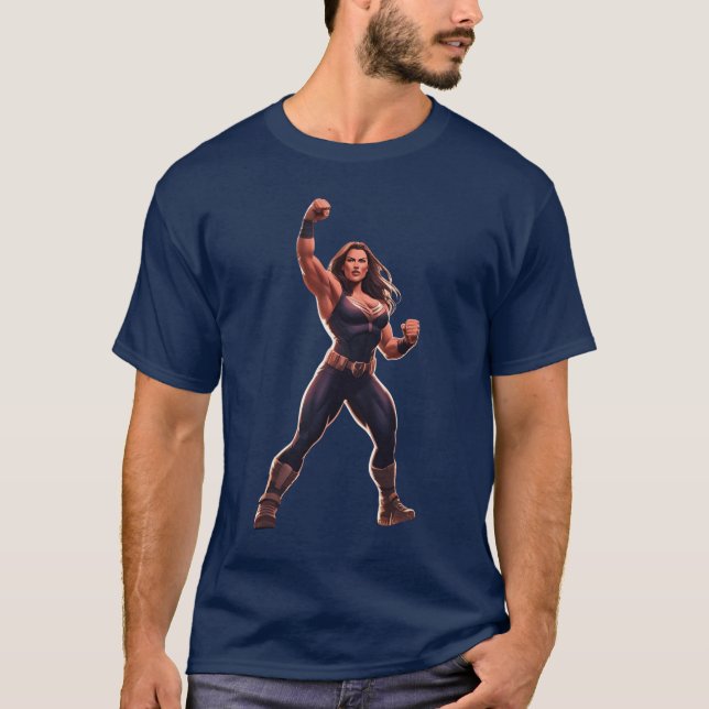 T-shirt Alpha Female - Esprit guerrier (Devant)