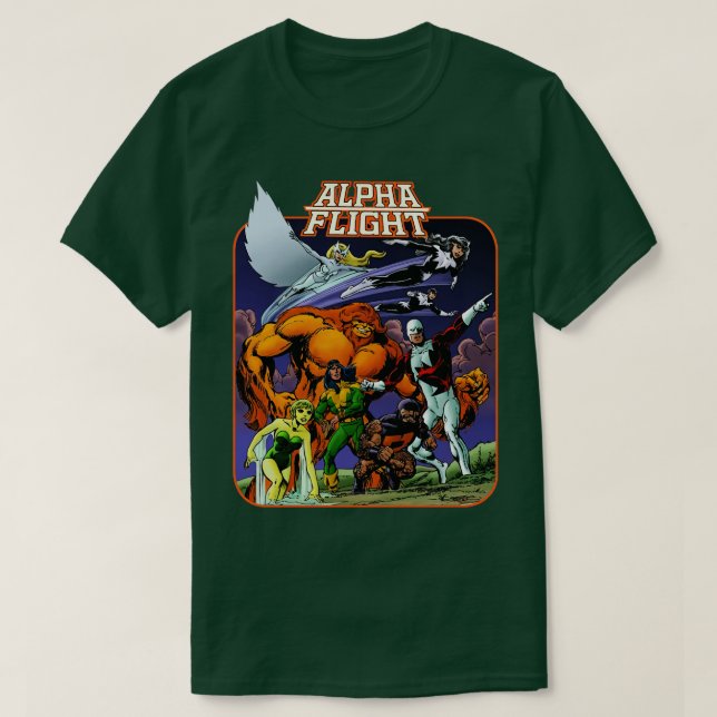 T-shirt Alpha Flight exclusive (Design devant)