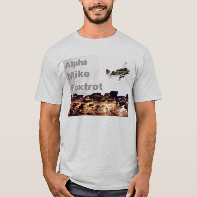 T-shirt Alpha fox-trot de Mike (Devant)