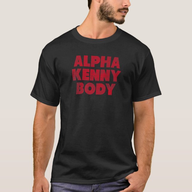 T-shirt ALPHA KENNY CORPS humour adulte (Devant)
