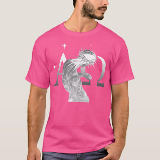 T-shirt Alpha Omega Jésus est roi Cherche Royaume Jojo