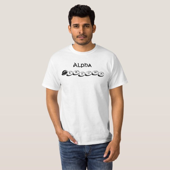 T-shirt Alpha Persona (Devant entier)