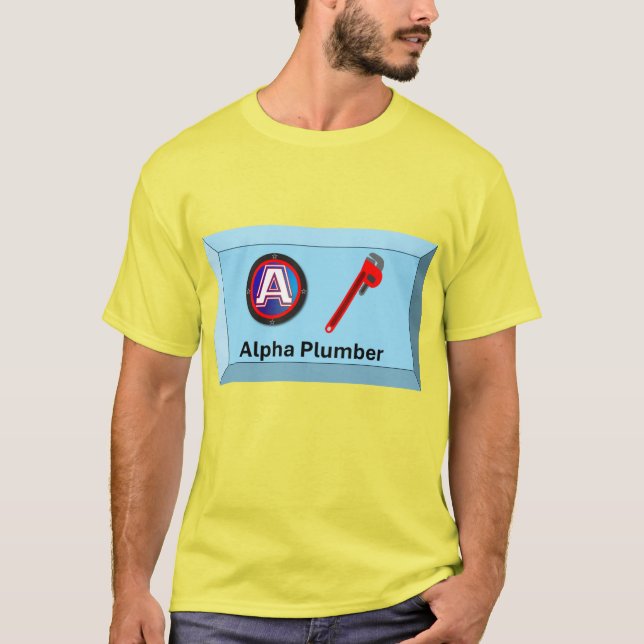 T-shirt Alpha Plumber (Devant)