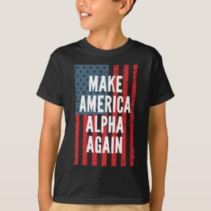 T-shirt Alpha Rendre à nouveau l'Amérique Quatre Juillet I