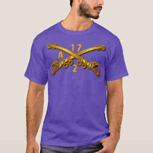 T-shirt Alpha Troop 2e Escadron 17e Branche de cavalerie w