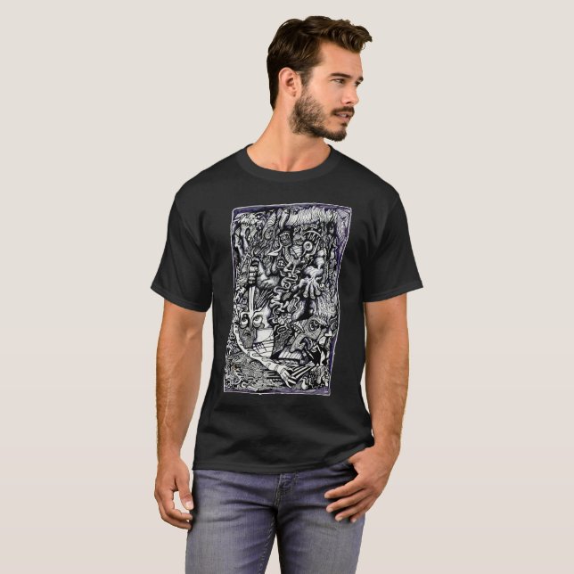 T-shirt Alpha Warrior, par Brian Benson (Devant entier)