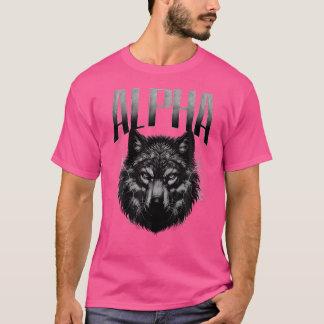 T-shirt Alpha Wolf Libérez votre leader interne Femmes Hom