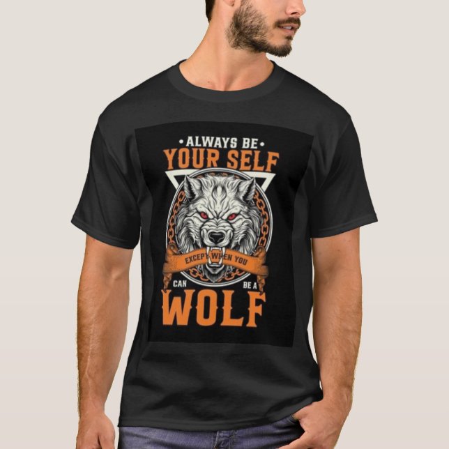 T-shirt Alpha Wolf Mindset: Unleash Your Inner Beast (Devant)