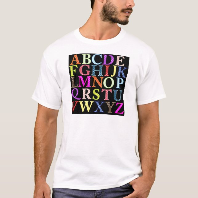 T-shirt Alphabet (Devant)