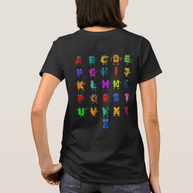 T-shirt alphabet ABC (Dos)