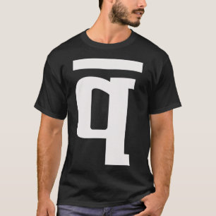 T-shirt Alphabet alphabet alphabet Q