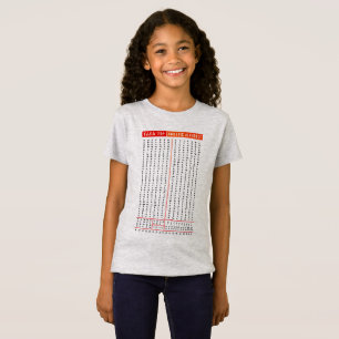 T-Shirt Alphabet Amharique éthiopien pour enfants