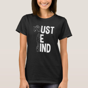 T-shirt Alphabet Asl Langue Des Signes Américaine Professe