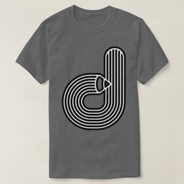 T-shirt Alphabet d 2 (Design devant)