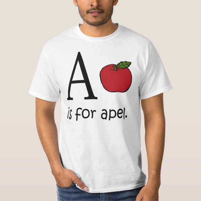 T-shirt Alphabet d'Igotzthetshartz - A (Devant)