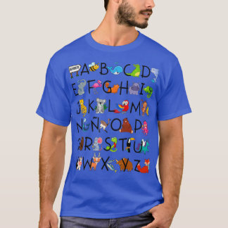 T-SHIRT ALPHABET ESPAGNOL POUR MAESTRA ET