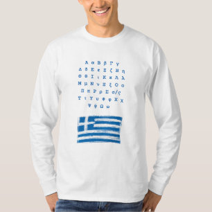 T-shirt alphabet grec