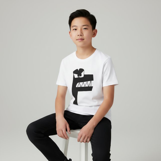 T-Shirt Alphabet Lettre F (Créateur téléchargé)