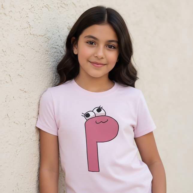 T-Shirt Alphabet Lettre P (Créateur téléchargé)
