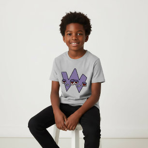T-Shirt Alphabet Lettre W