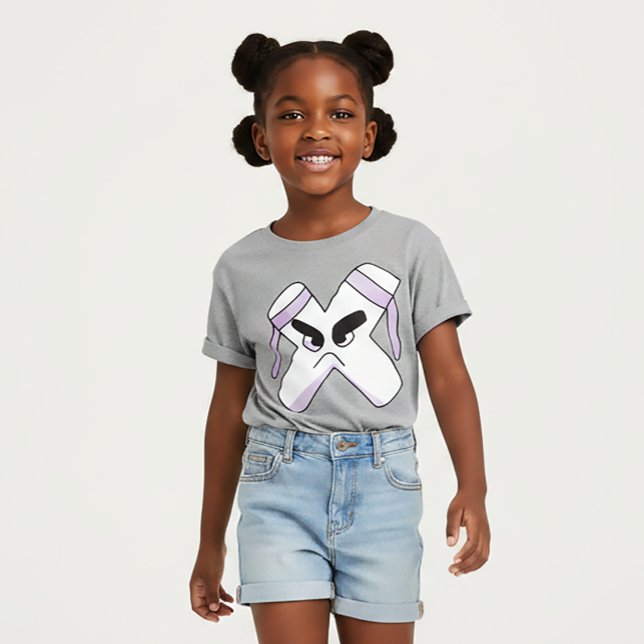 T-Shirt Alphabet Lettre X (Créateur téléchargé)