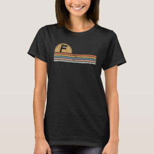 T-shirt Alphabet Lore f Lettre Costume Garçons Retro Sunse