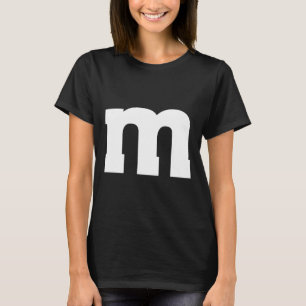 T-shirt Alphabet majuscule M