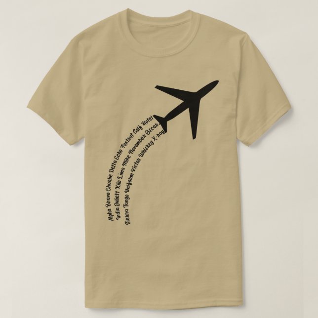 T-shirt Alphabet phonétique completMignonnes Lettres de pl (Design devant)