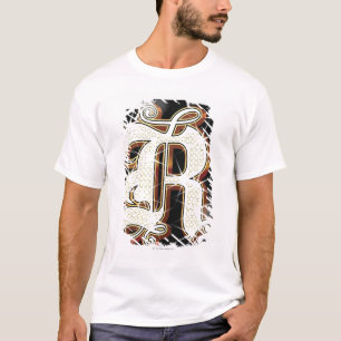 T-shirt Alphabet R de Bling