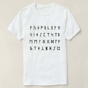 T-shirt Alphabet Runique [Futhorc]