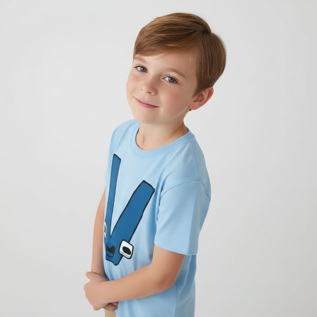 T-Shirt Alphabetique Lettre V (Créateur téléchargé)