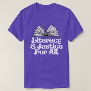 T-shirt Alphabétisation et justice pour tous