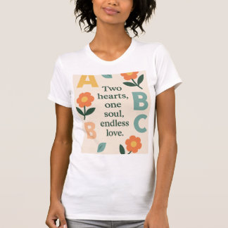 T-shirt Alphabets Arts IA