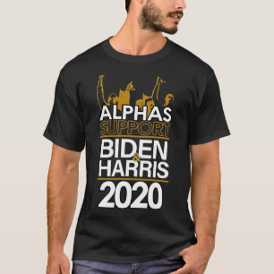 T-shirt Alphas Soutient Le Président Biden Et Harris 2020