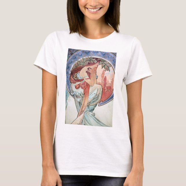 T-shirt Alphonse Mucha (Devant)