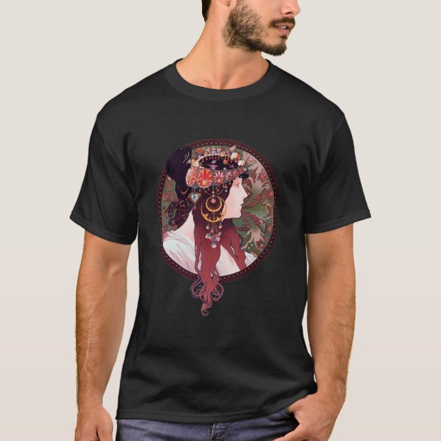 T-shirt Alphonse Mucha (Devant)