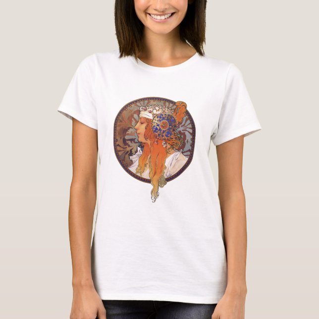 T-shirt Alphonse Mucha (Devant)