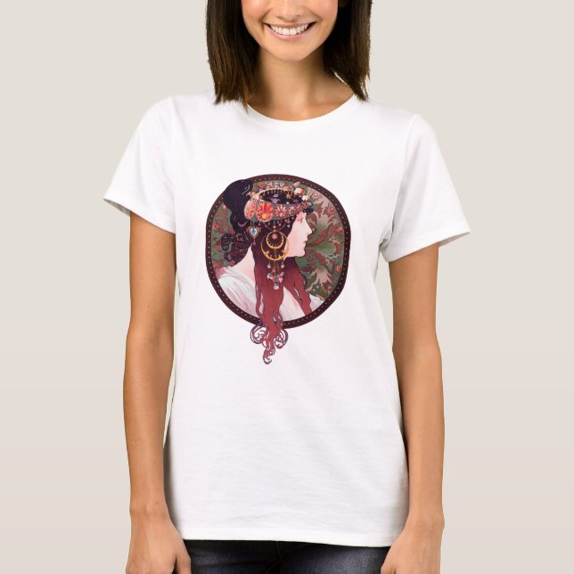 T-shirt Alphonse Mucha (Devant)