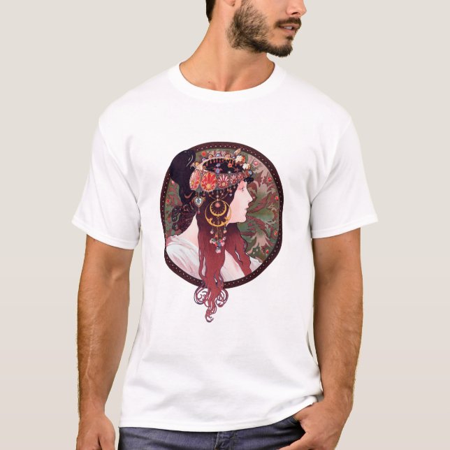 T-shirt Alphonse Mucha (Devant)