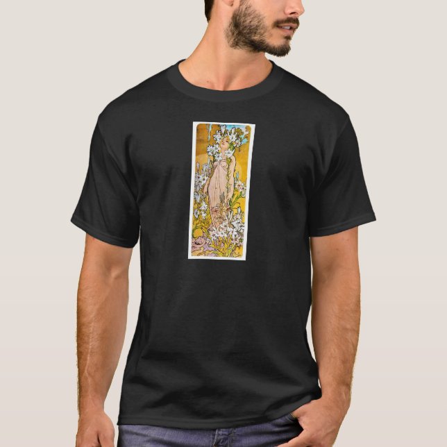 T-shirt Alphonse Mucha (Devant)