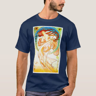 T-shirt Alphonse Mucha Art Nouveau