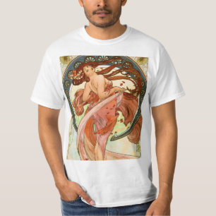T-shirt Alphonse Mucha - Art Nouveau Fille - Danse