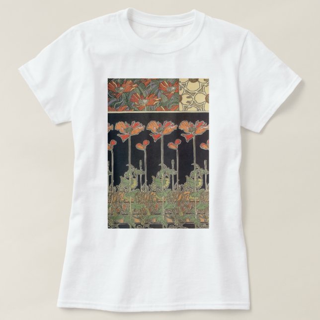 T-shirt Alphonse Mucha Documents Décoratifs GalleryHD (Design devant)