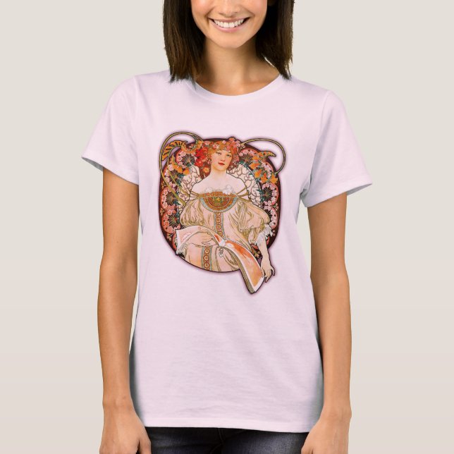 T-shirt Alphonse Mucha - F. Champenois (Devant)
