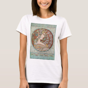 T-shirt Alphonse Mucha - Ivy