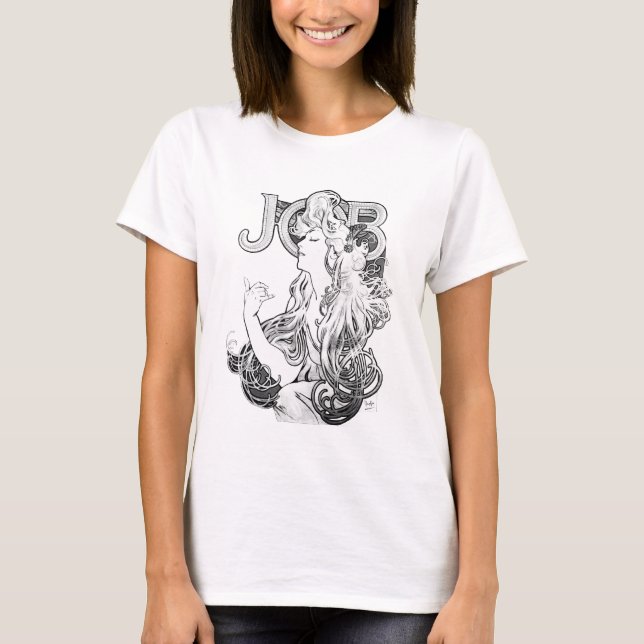 T-shirt Alphonse Mucha JOB ISOGS (Devant)