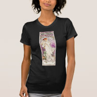 Alphonse Mucha La Dame 1896 Art Nouveau Vintage