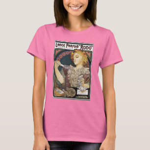 T-shirt Alphonse Mucha - Parfum Lance "Rodo" - Publicité d